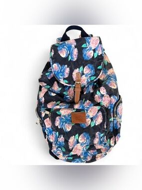 Victoria secret blue floral book bag